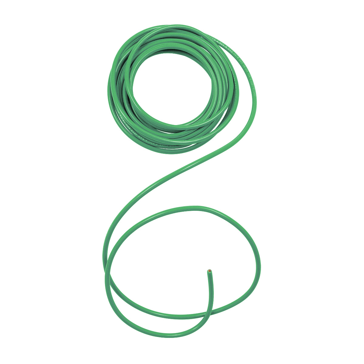 Primary Wire - Rated 80°C 12 AWG, Green 12 Ft. - Thumbnail 2