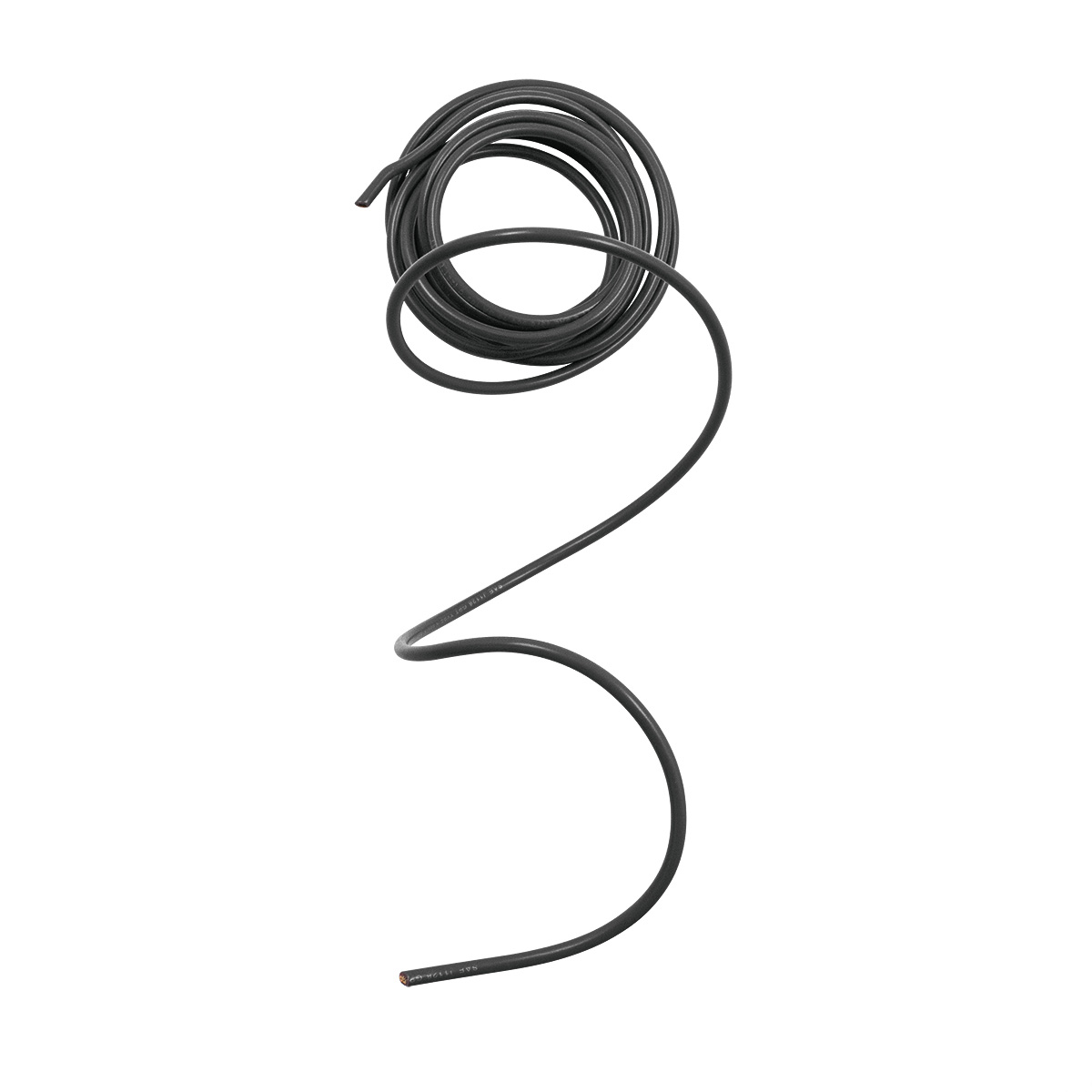 Primary Wire - Rated 80°C 10 AWG, Black 8 Ft. - Thumbnail 2