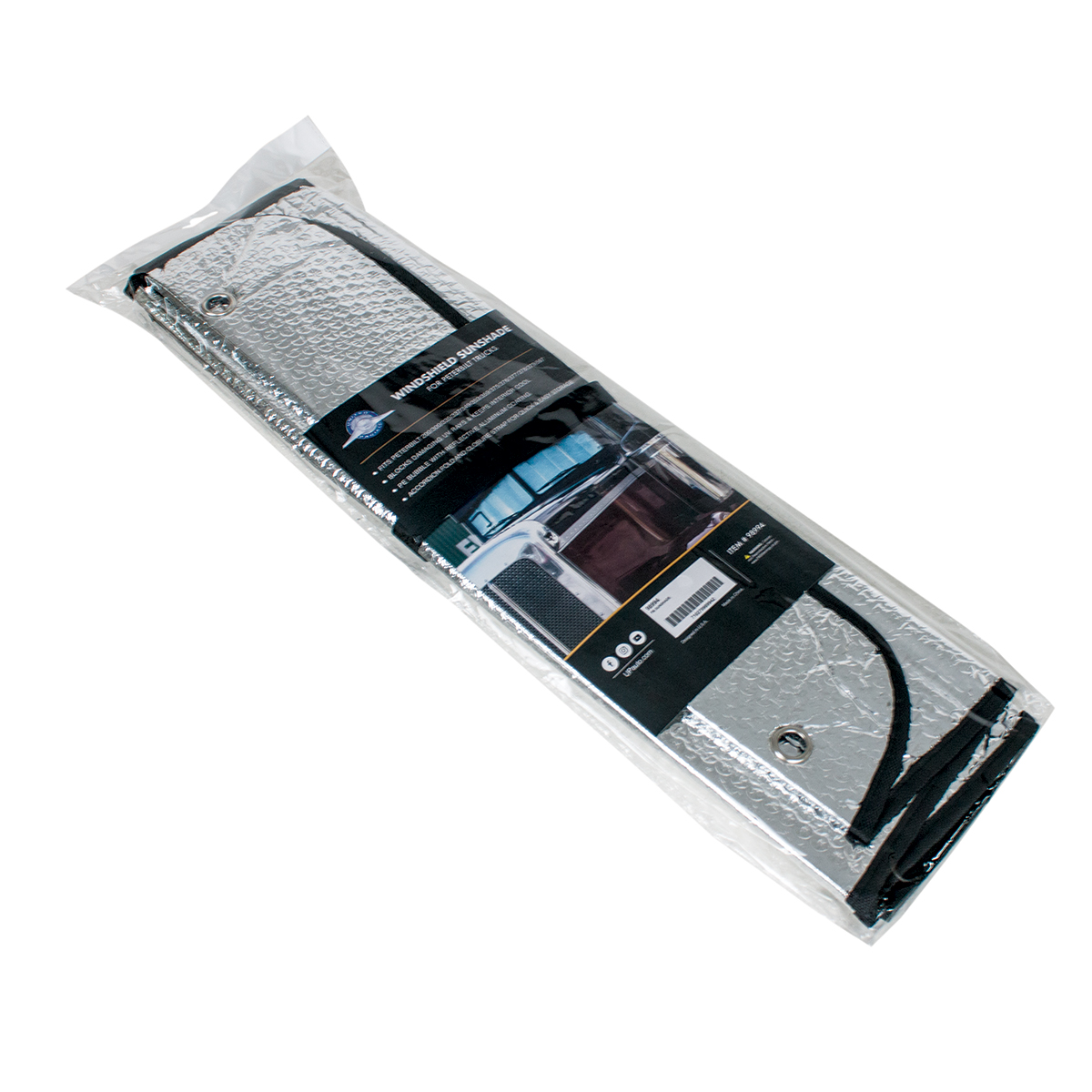 Windshield Sunshade For Peterbilt 567 (2015-2021), 379 (1987-2007), & 359 (1967-1987) - Thumbnail 4