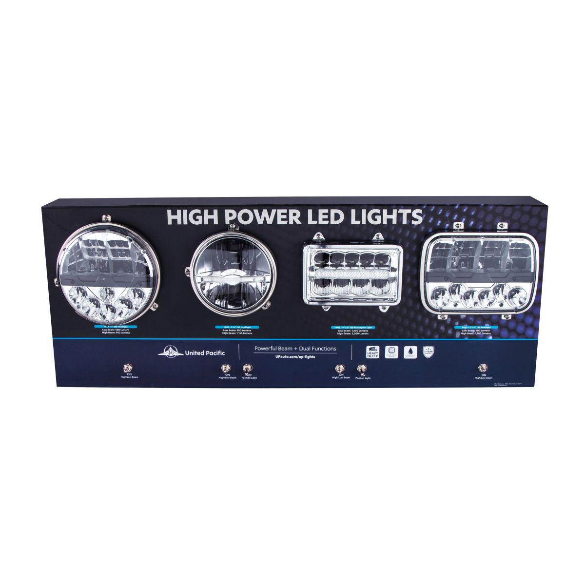 United Pacific Light Display - 7", 5-3/4", 4"x6", 5"x7"