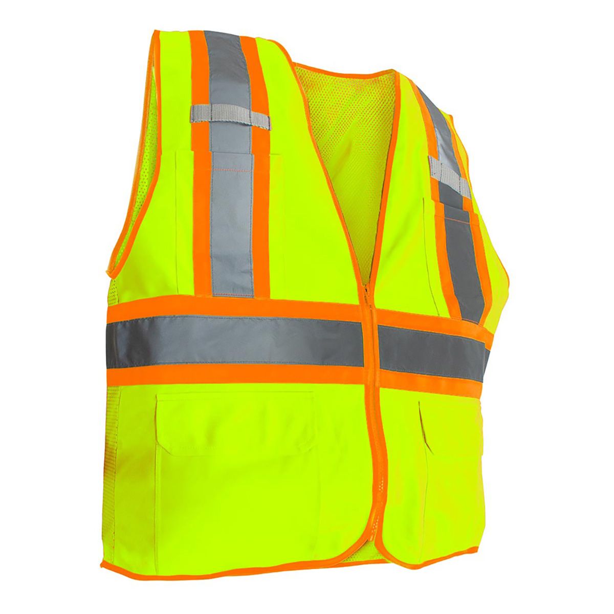 RigGear High Visibility Reflective Yellow Safety Vest-XXX Large