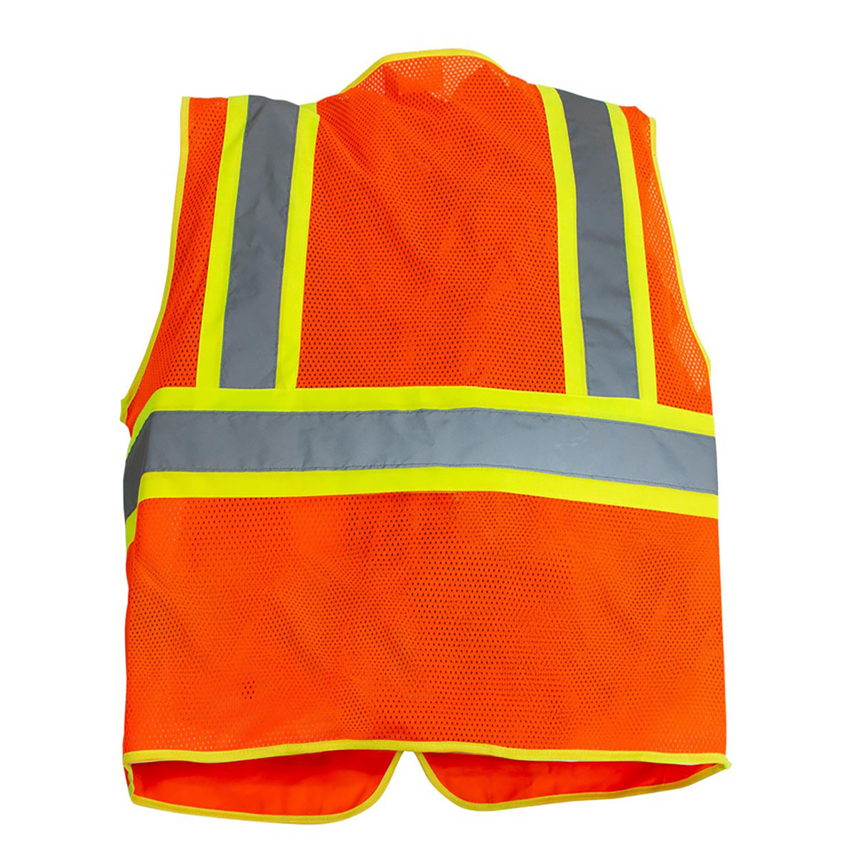 RigGear High Visibility Reflective Orange Safety Vest-XXX Large - Thumbnail 3