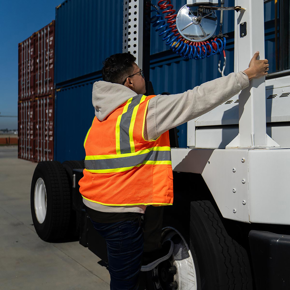 RigGear High Visibility Reflective Orange Safety Vest-XXX Large - Thumbnail 7