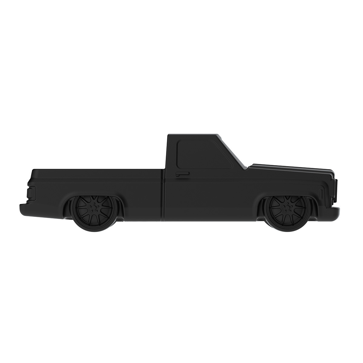Solid Die-Cast 1973-1987 Chevrolet Truck Style Paper Weight-Matte Black - Thumbnail 3