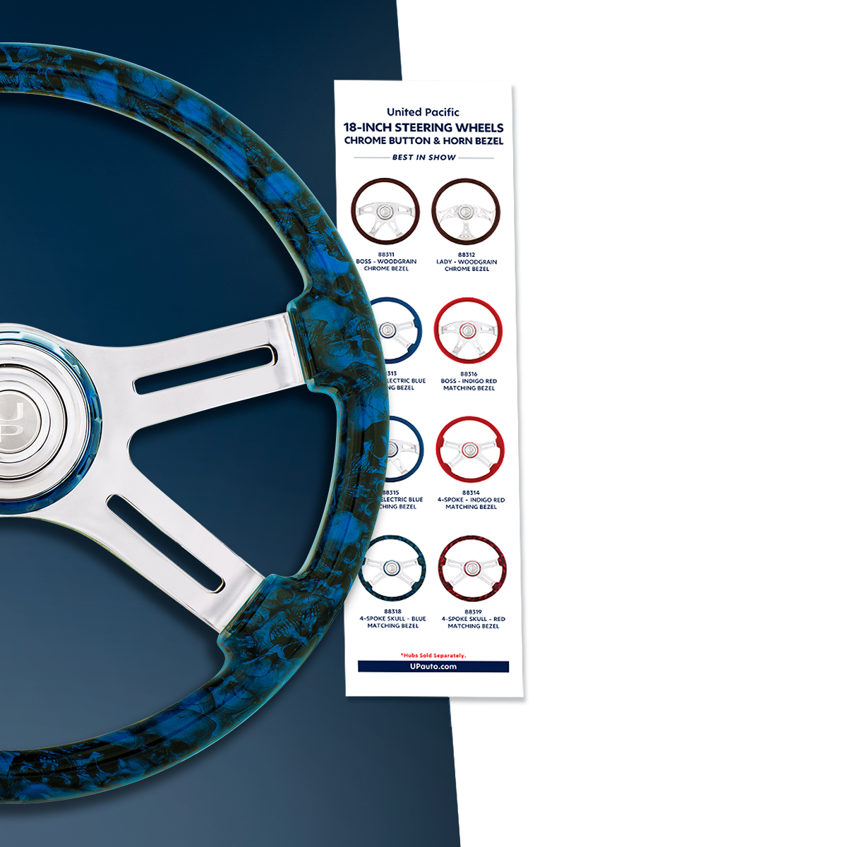 United Pacific Steering Wheel Display - Type XIII - Thumbnail 2