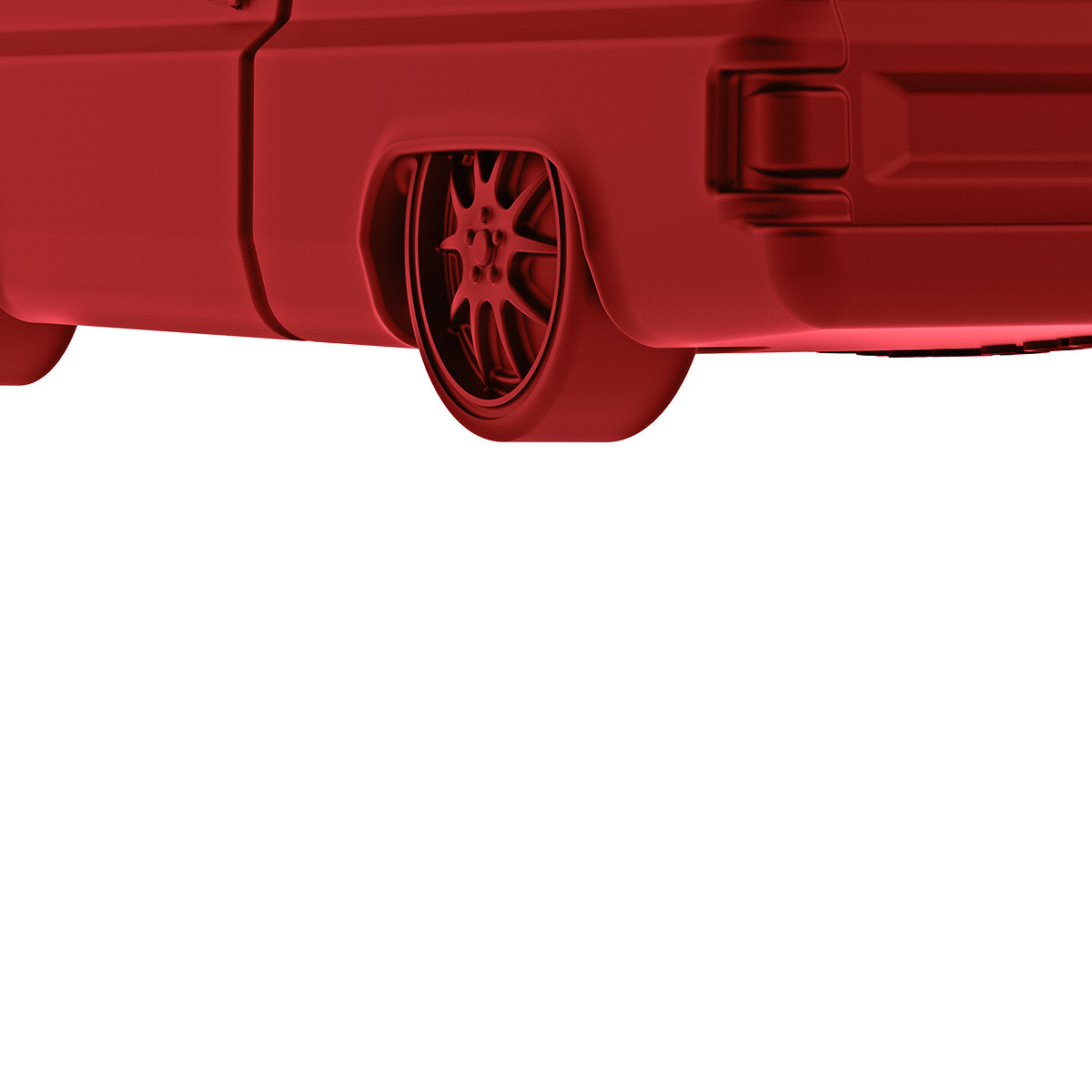 Solid Die-Cast 1973-1987 Chevrolet Truck Style Paper Weight-Candy Red - Thumbnail 11