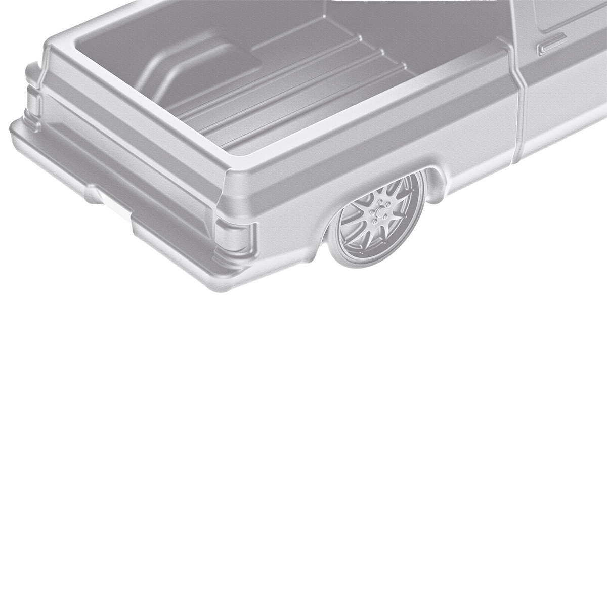 Solid Die-Cast 1973-1987 Chevrolet Truck Style Paper Weight-Pearl White - Thumbnail 13