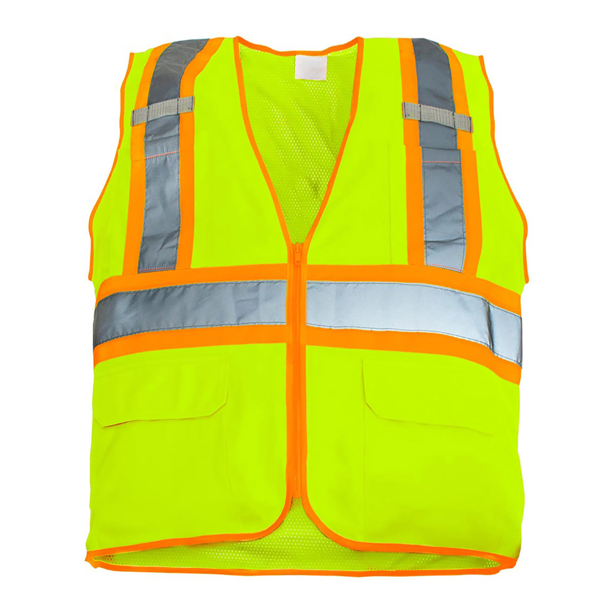 RigGear High Visibility Reflective Yellow Safety Vest-Medium - Thumbnail 2