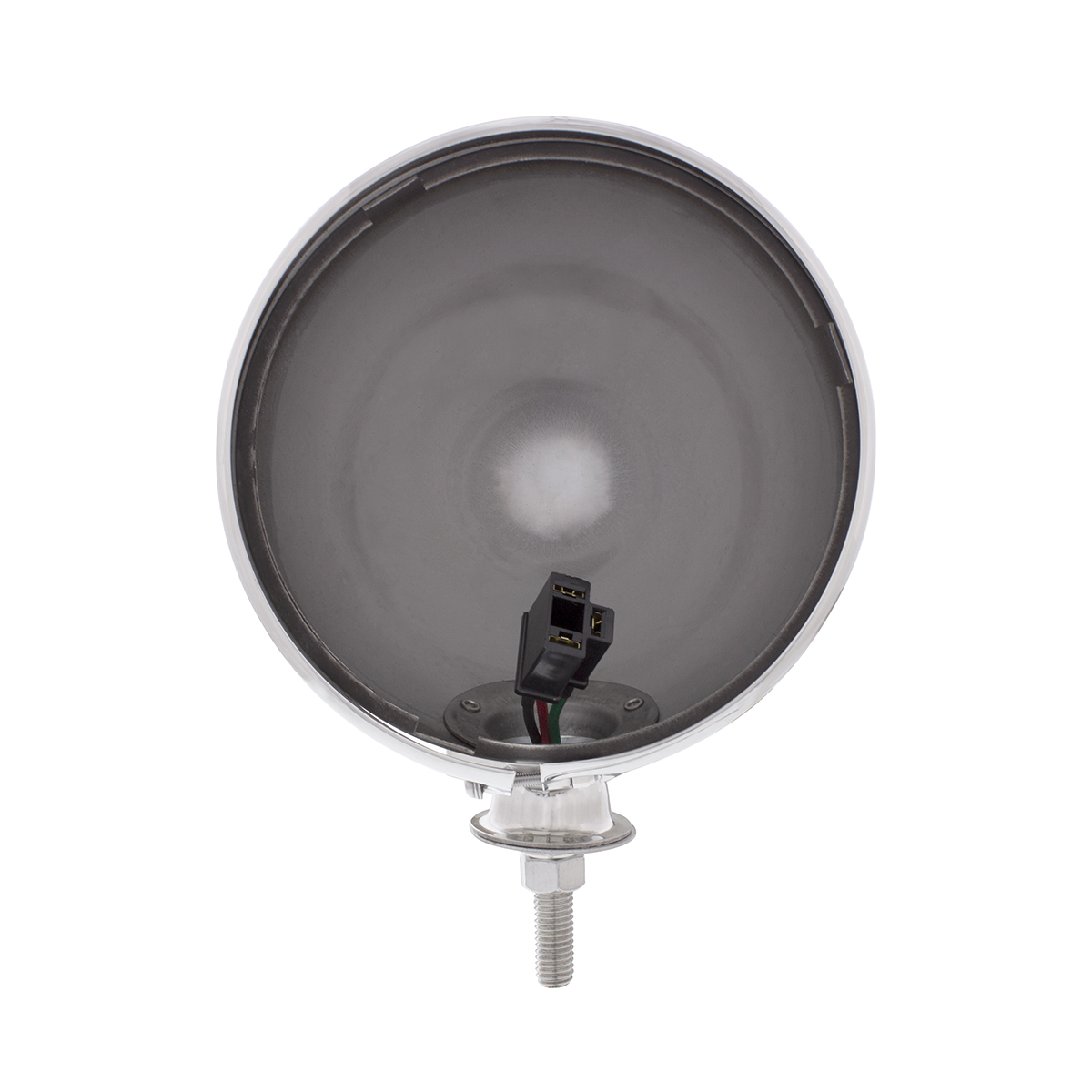 7" Chrome Dietz Style Headlight Housing Only and 34222 Pigtail (Pair) - Thumbnail 2