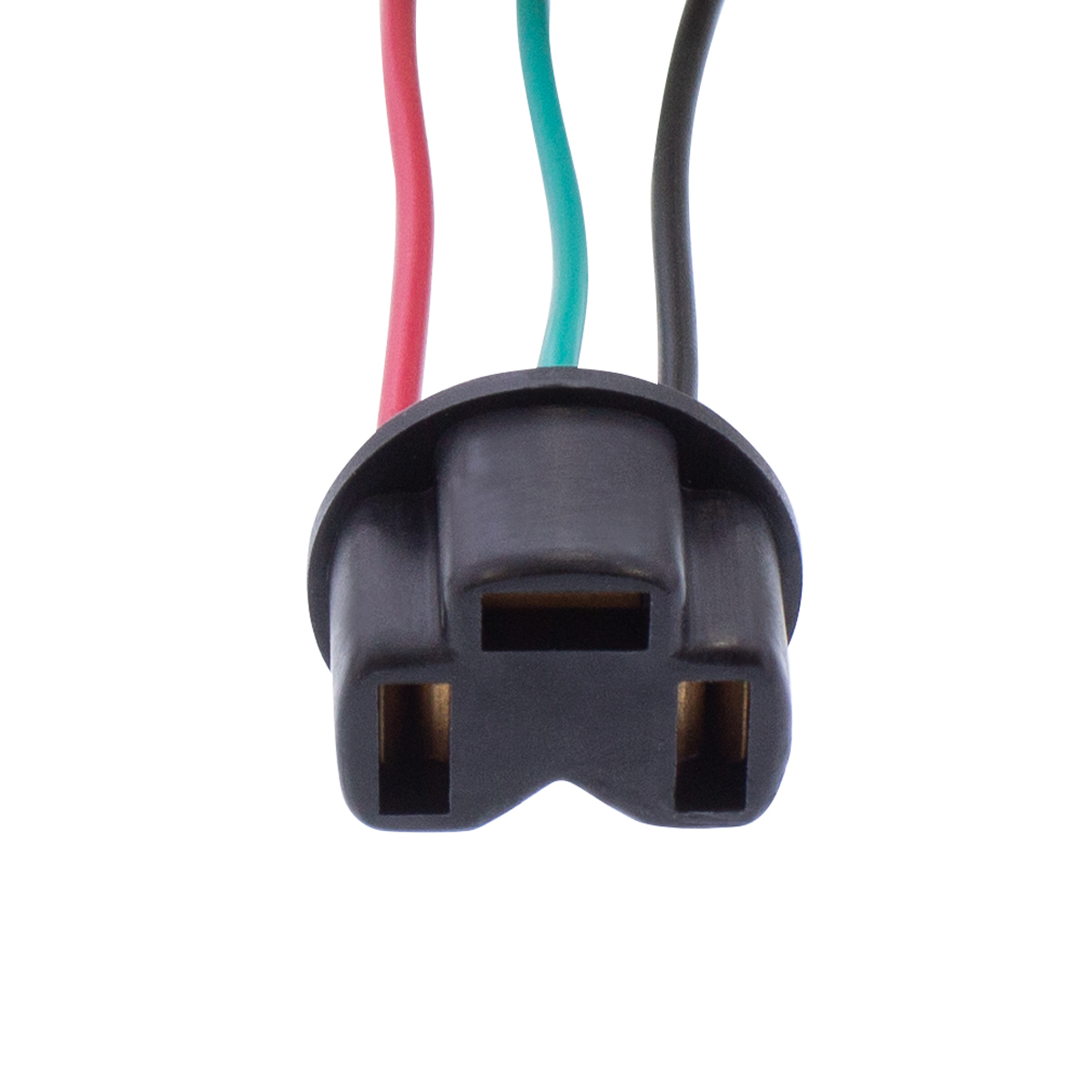 7" Black Dietz Style Headlight Housing & Chrome Rim Only and 34222 Pigtail (Pair) - Thumbnail 4