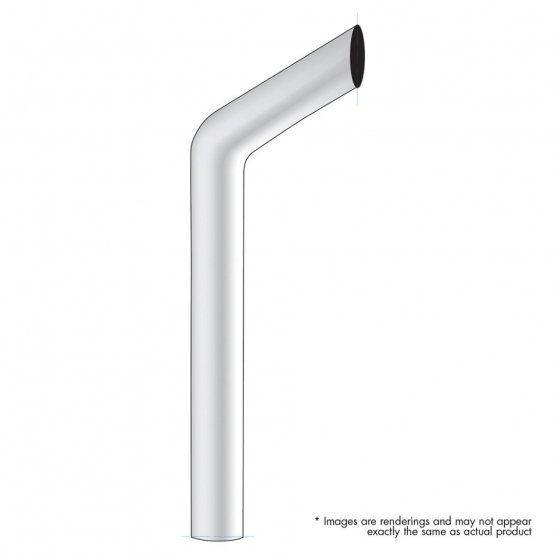 5" Bull Plain Bottom Exhaust - 48" L