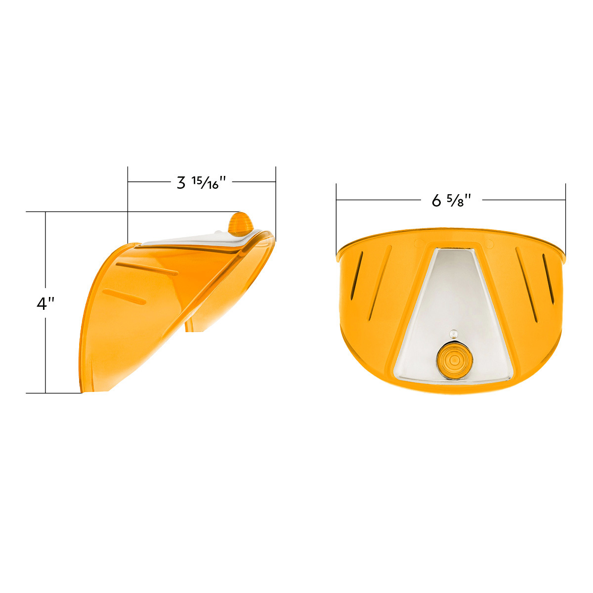 8" Curved Reduce To 5" O.D. Bottom Exhaust - 60" L - Thumbnail 2