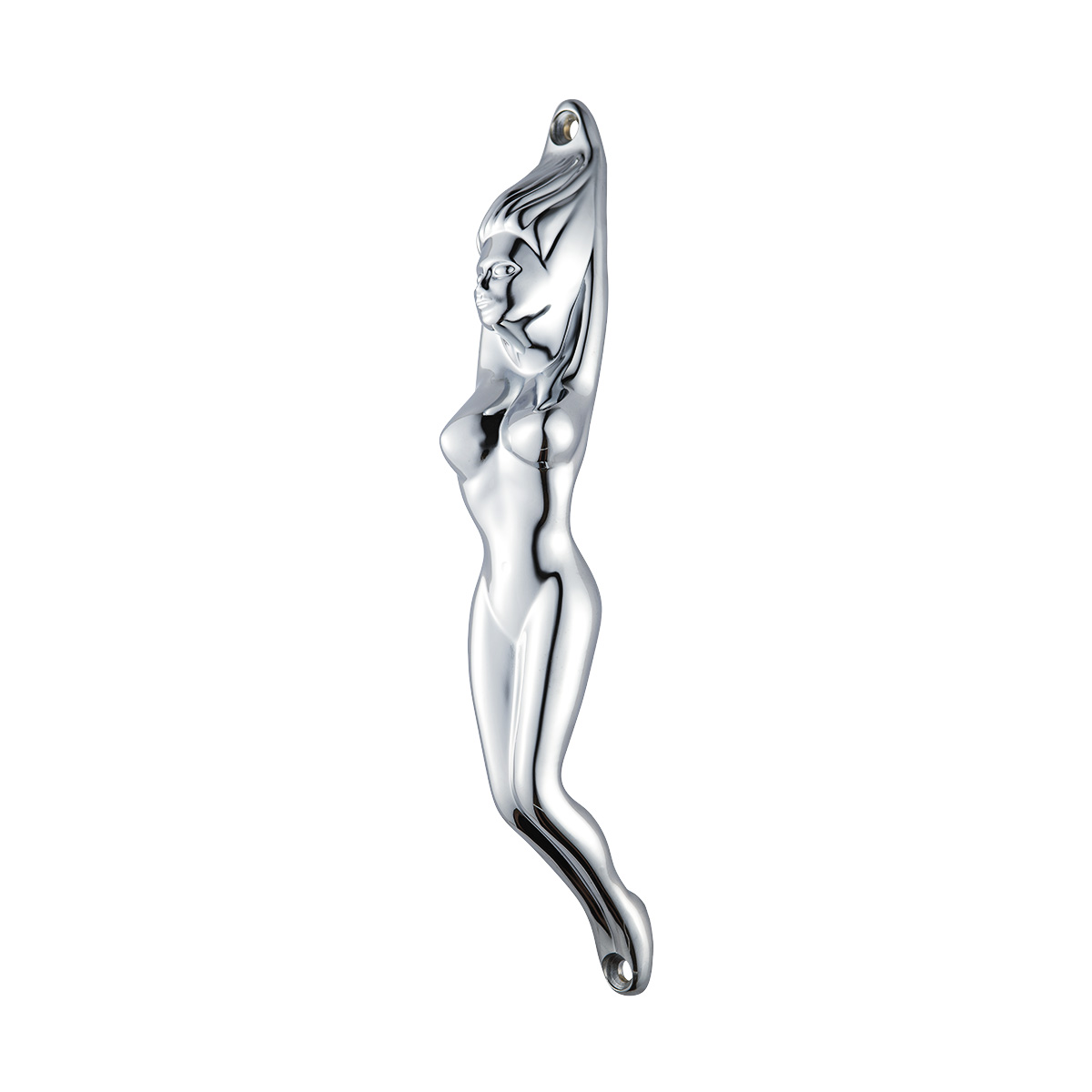 Chrome Nude Lady Shape Grab Handle - Thumbnail 2
