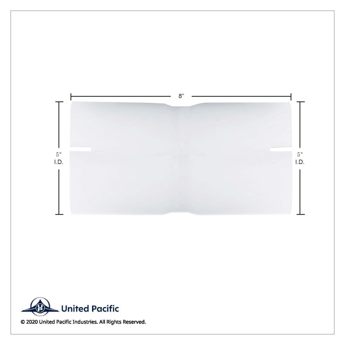 Aluminized Exhaust Connector 5" I.D. To 5" I.D. - Thumbnail 3