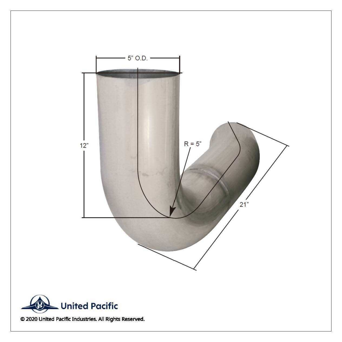 Aluminized Exhaust Elbow For Freightliner 04-15653-000 - Thumbnail 3