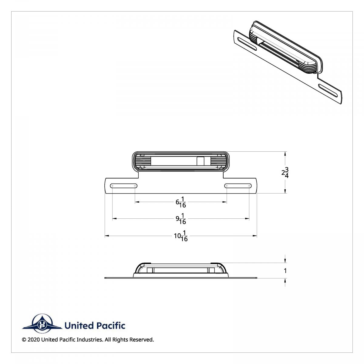 Chrome License Plate Light & Bracket With White LED Backup Light - White LED/Clears Lens - Thumbnail 5