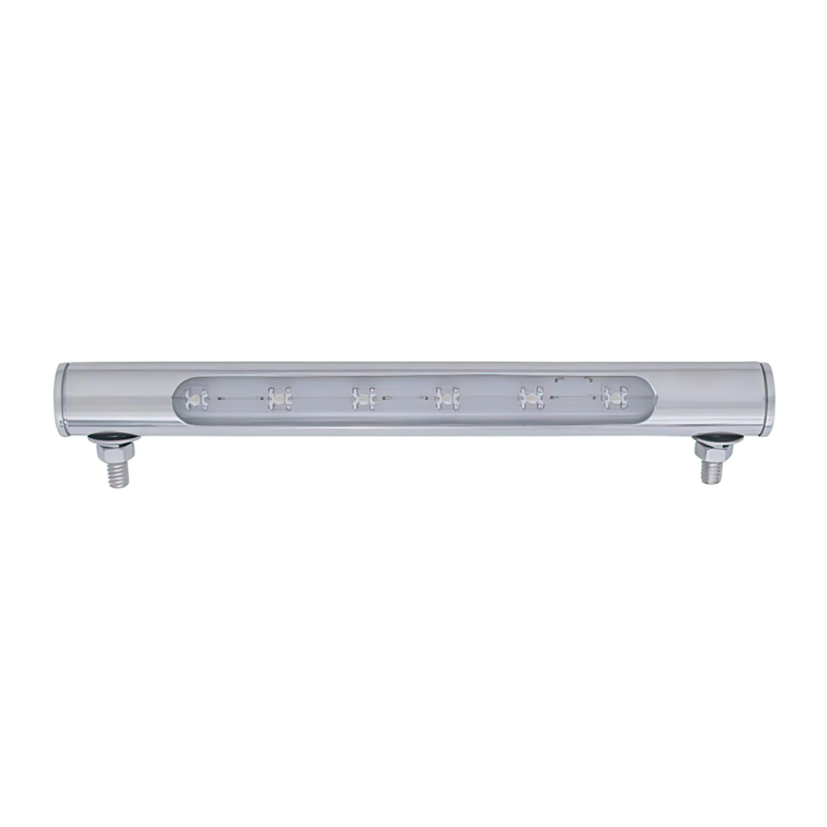 6 LED Stainless Steel Tube Light - White LED - Thumbnail 2
