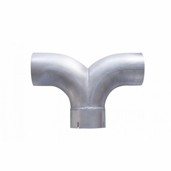 Universal Aluminized 5" Y Pipe - 16" W X 11" L