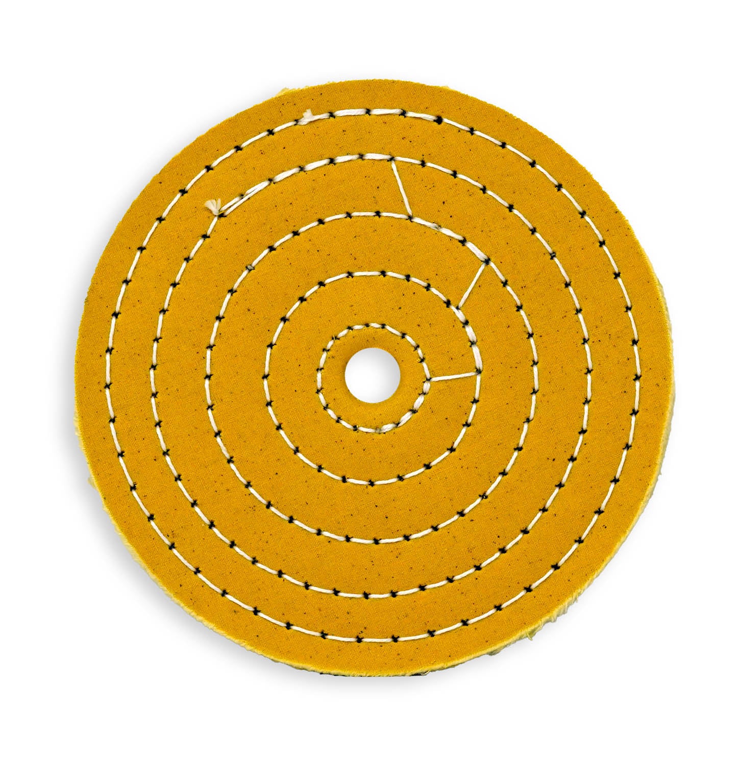 Yellow Mill Treated Cotton Sewn Buffing Wheel - Thumbnail 2