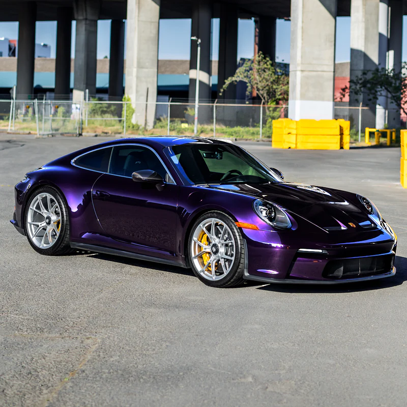 Gloss wrap example showing high reflectivity