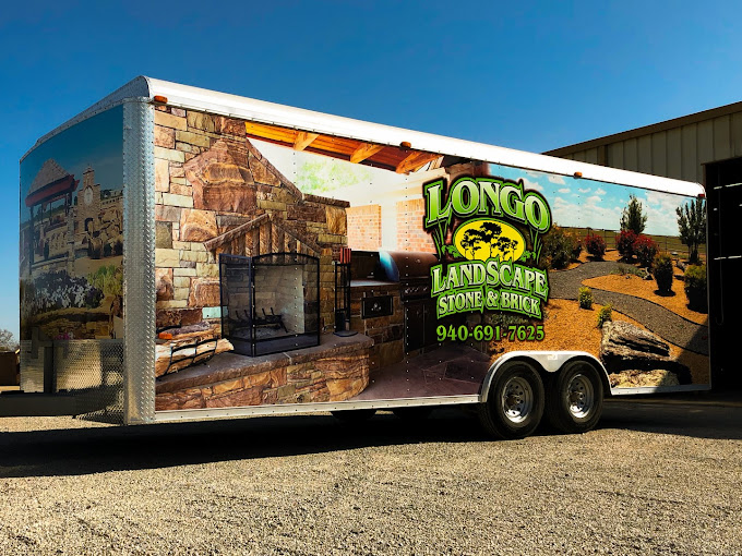 Semi-truck with a custom vinyl wrap